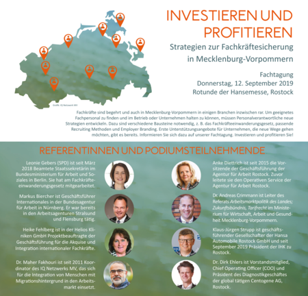 Dokumentation zur Tagung "Investieren und profitieren: Strategien zur Fachkräftesicherung in Mecklenburg-Vorpommern"